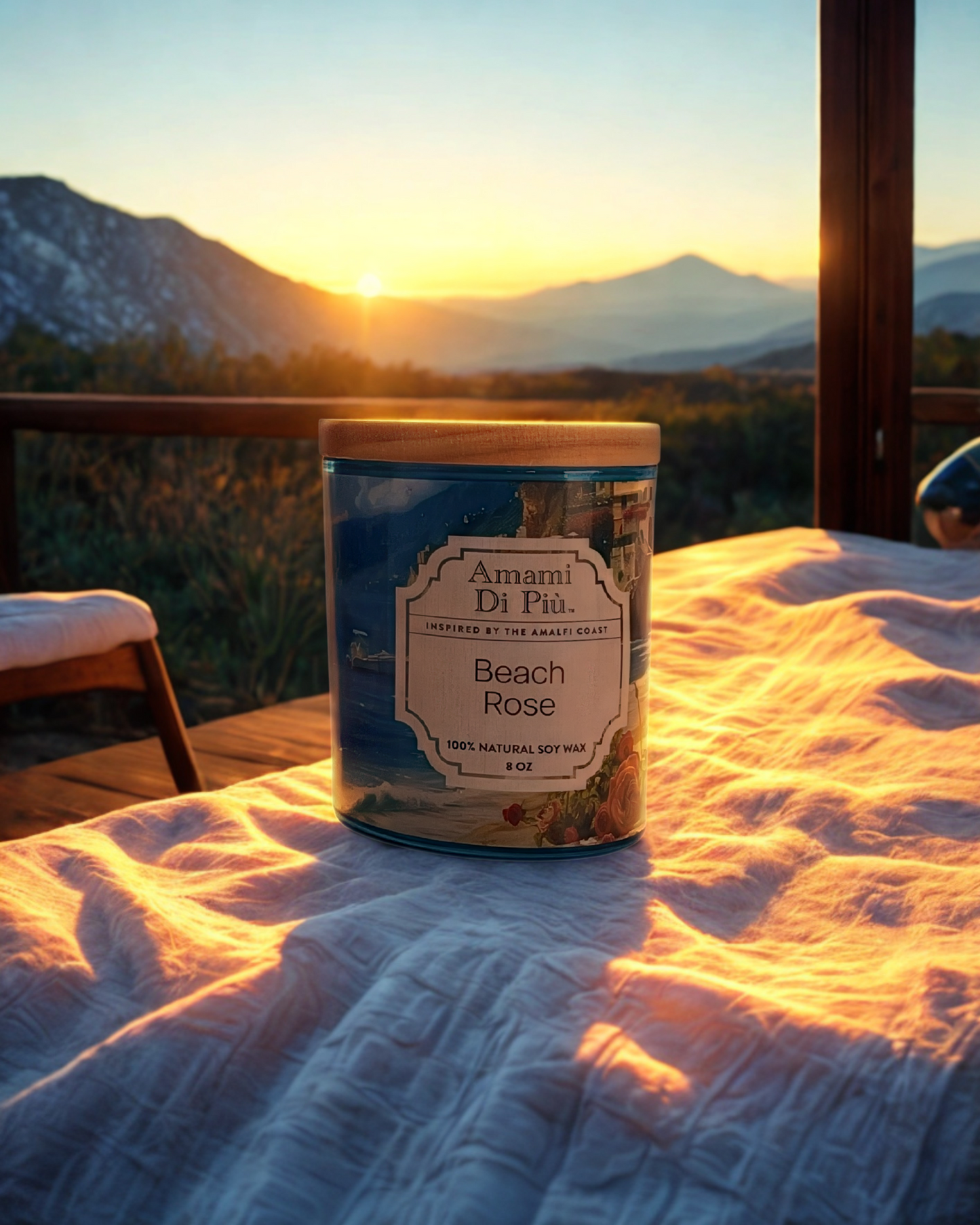 Scented Candle - Beach Rose