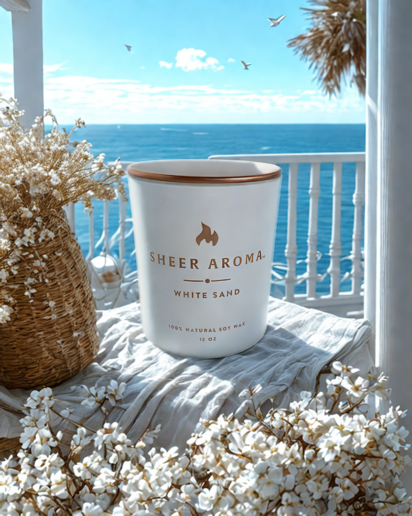 Scented Candle - White Sand
