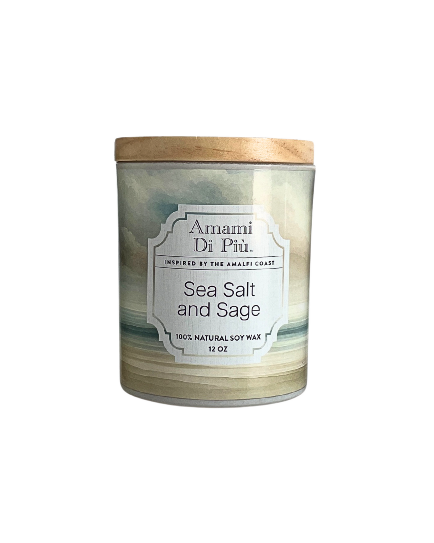 Scented Candle - Sea Salt and Sage