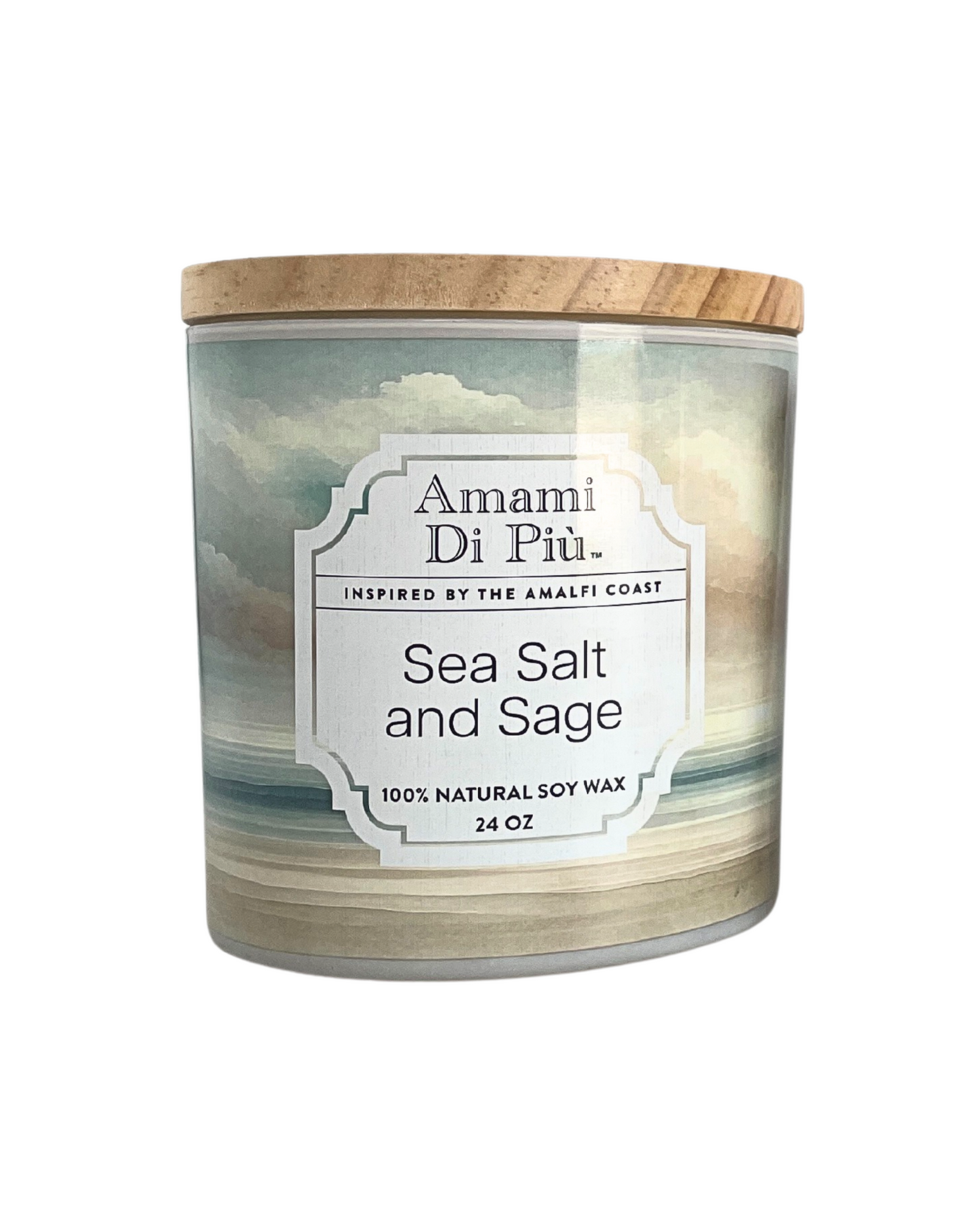 Scented Candle - Sea Salt and Sage