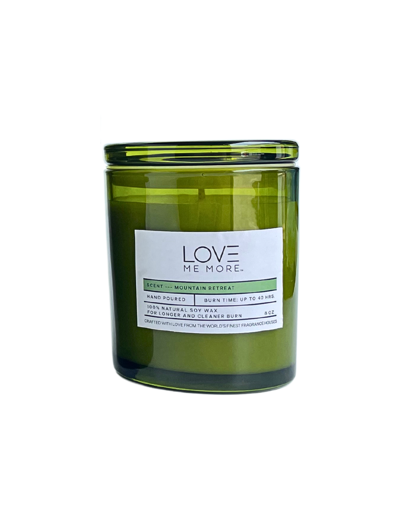 Glass Lid Candle - Mountain Retreat