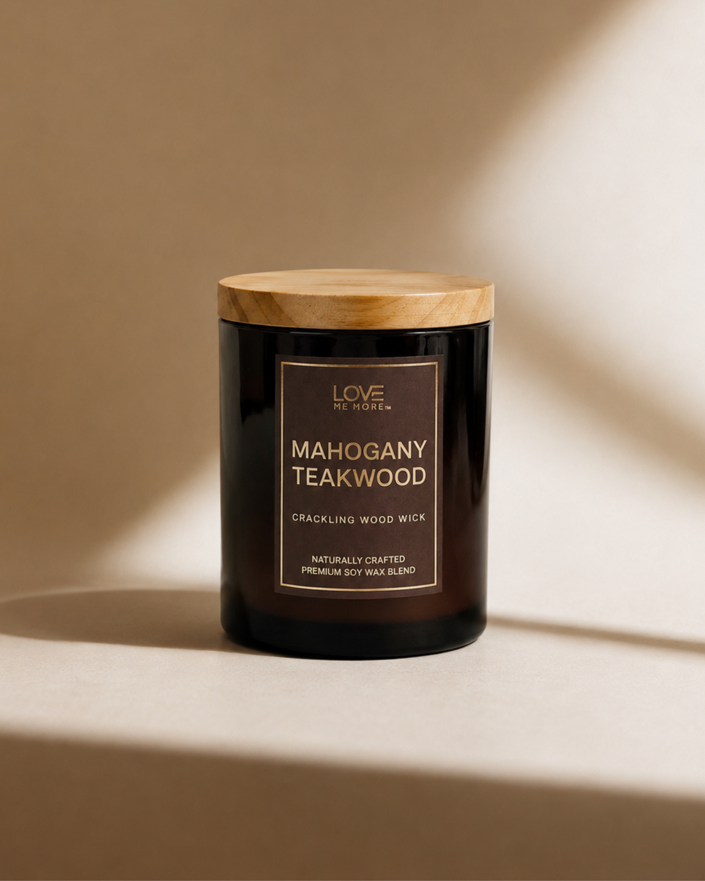 Wood Wick Candle - Mahogany Teakwood