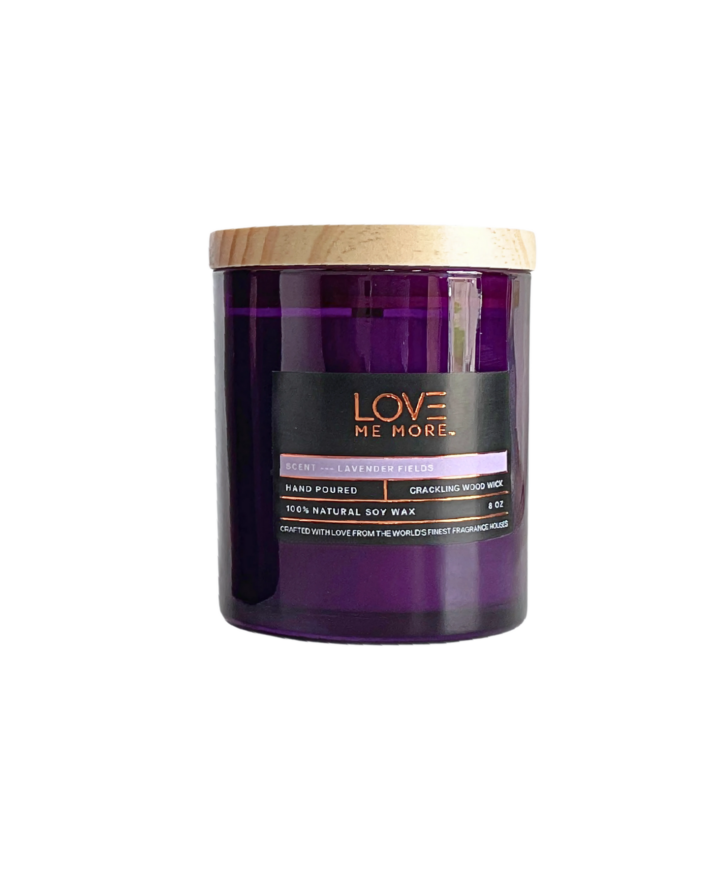 Wood Wick Candle - Lavender Fields