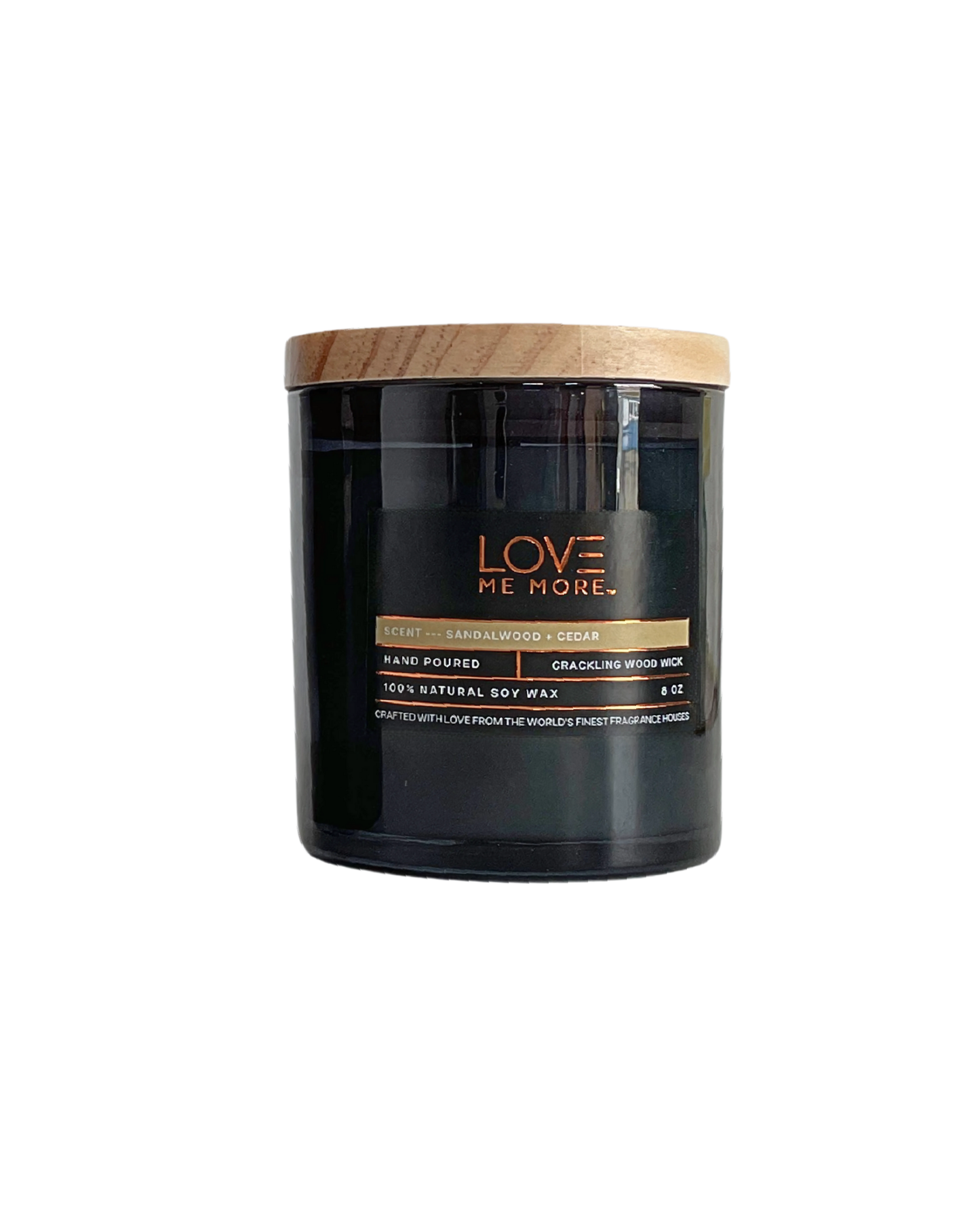 Wood Wick Candle - Sandalwood + Cedar
