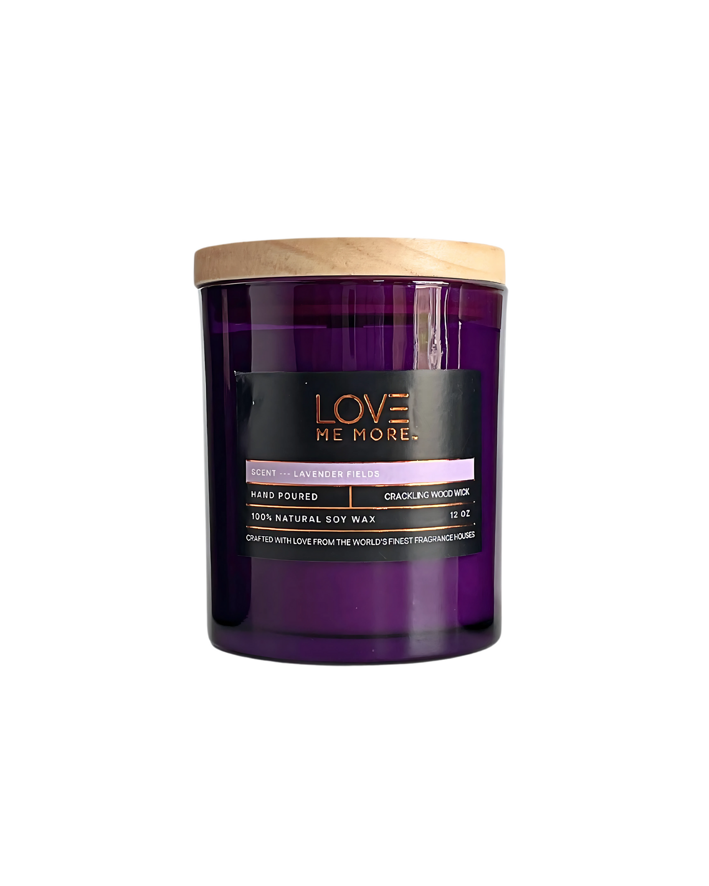 Wood Wick Candle - Lavender Fields