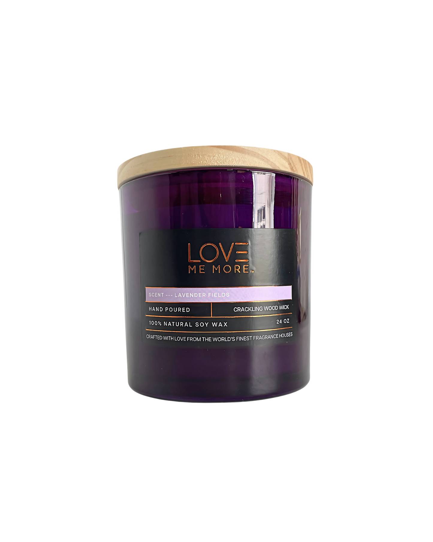 Wood Wick Candle - Lavender Fields