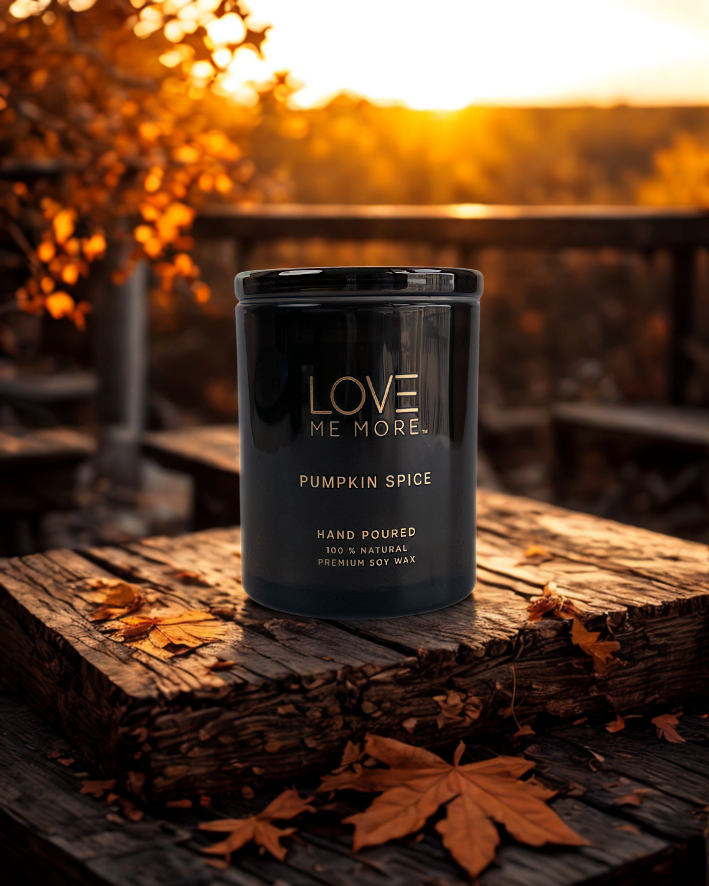 Glass Lid Candles - Pumpkin Spice