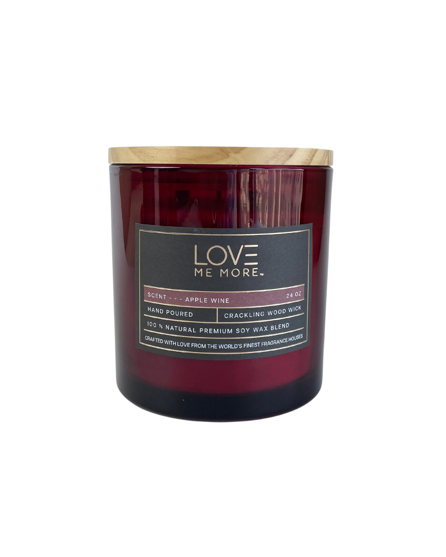 Wood Wick Candle - Apple Wine