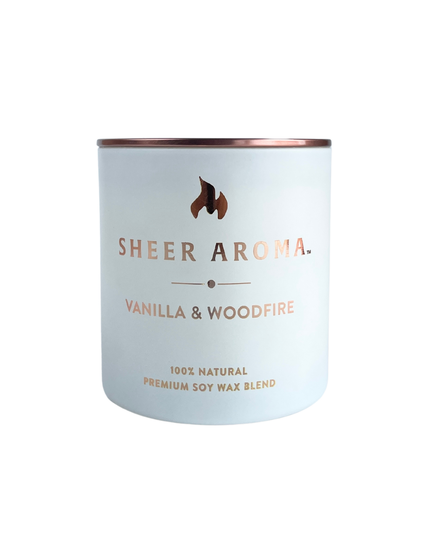 Scented Candle - Vanilla & Wood Fire