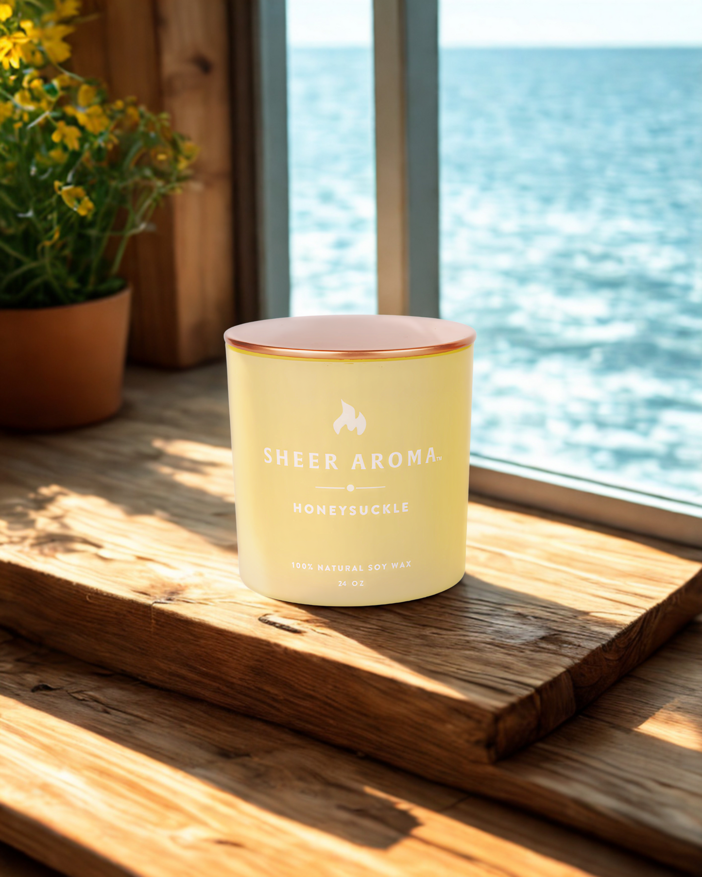 Scented Candle - Honey Suckle