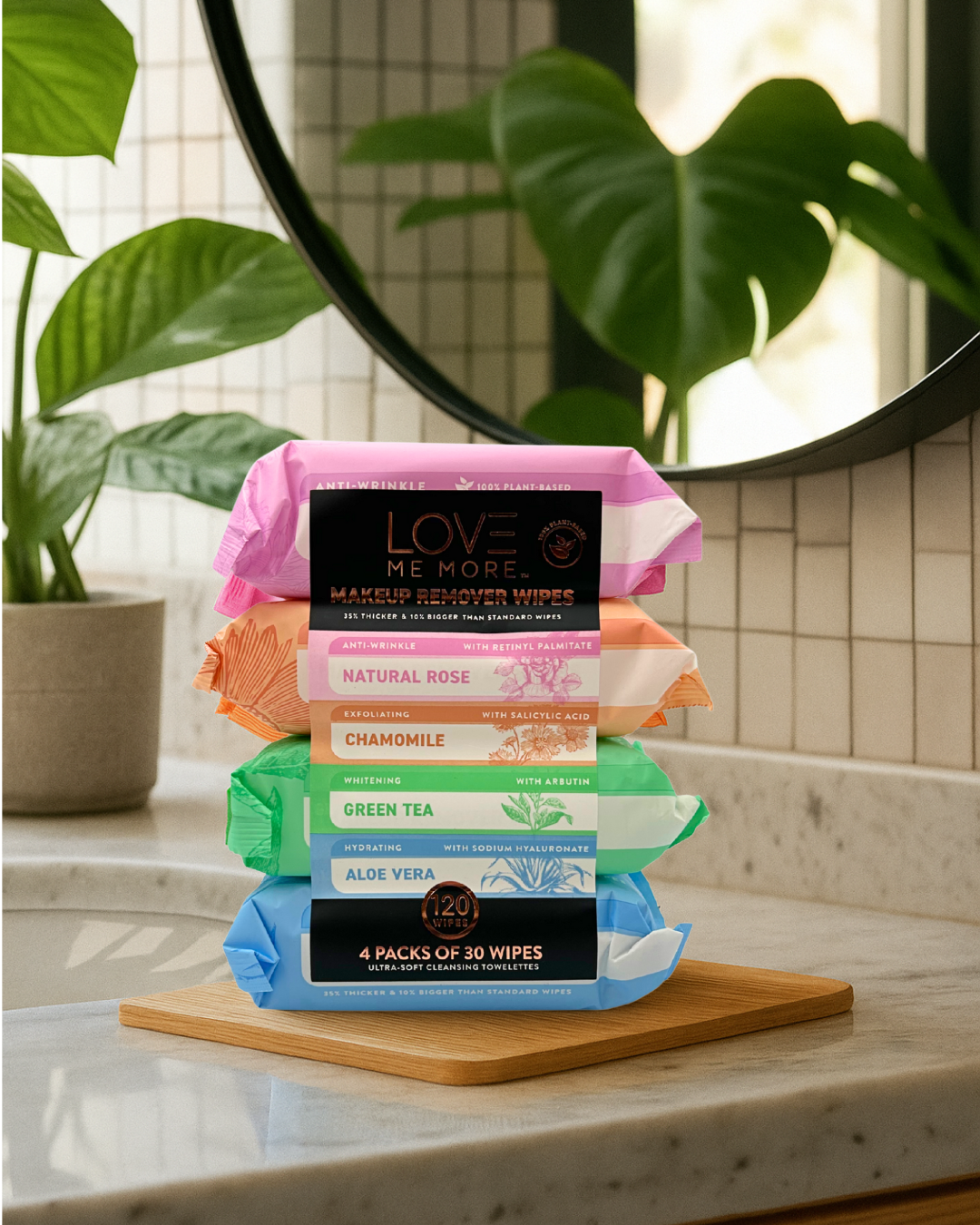 4 Pack Makeup Remover Wipes