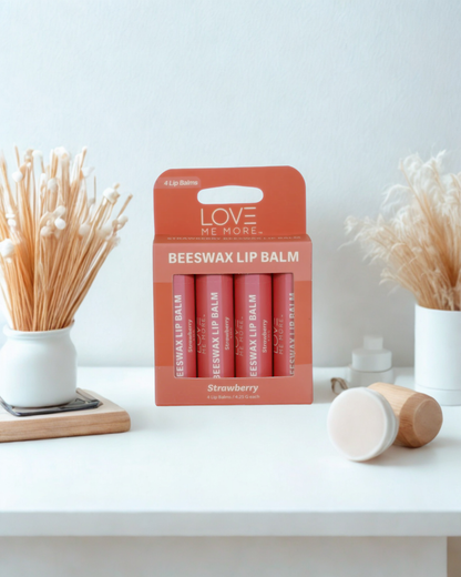 Beeswax Lip Balm - Strawberry