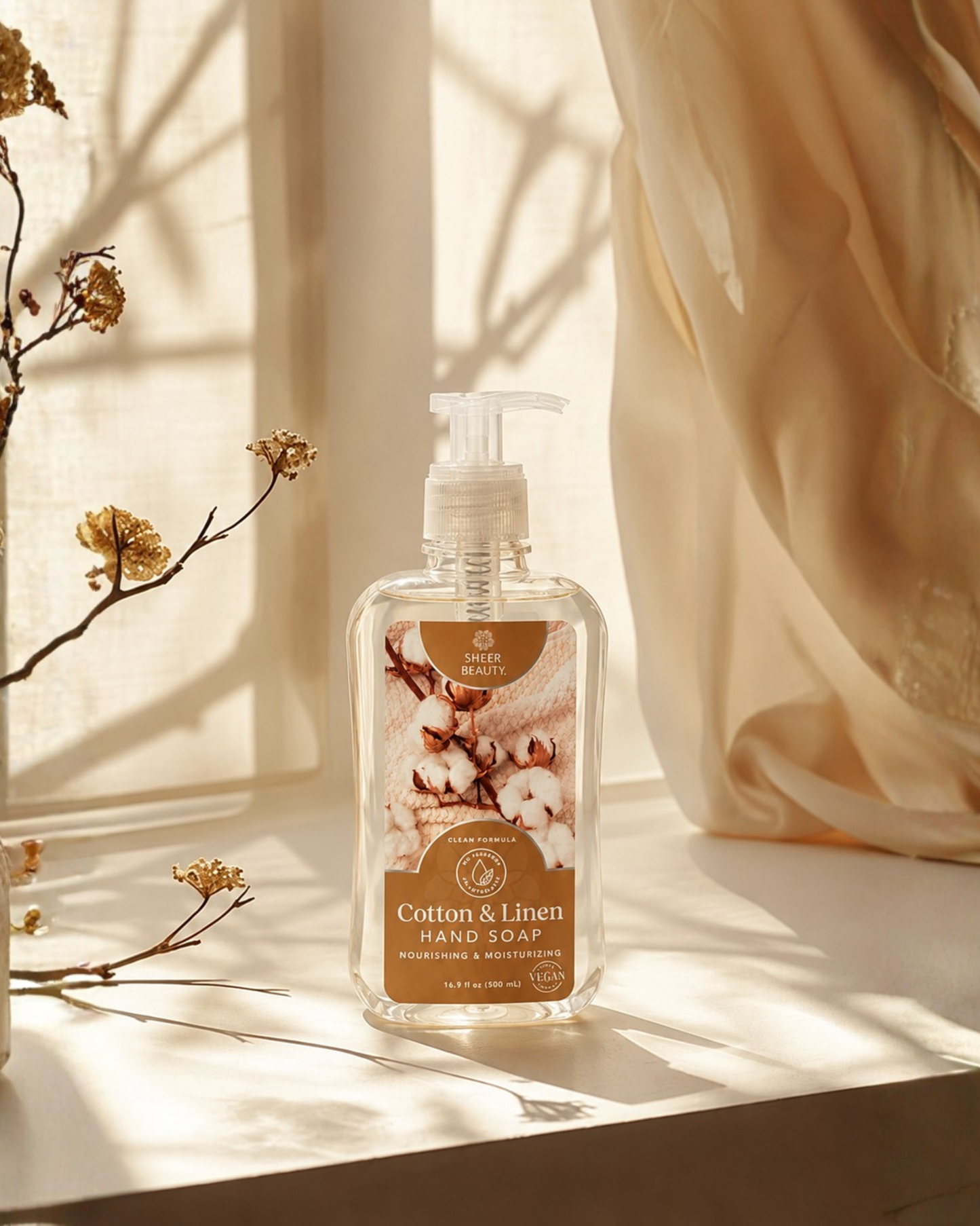 Liquid Hand Soap - Cotton & Linen