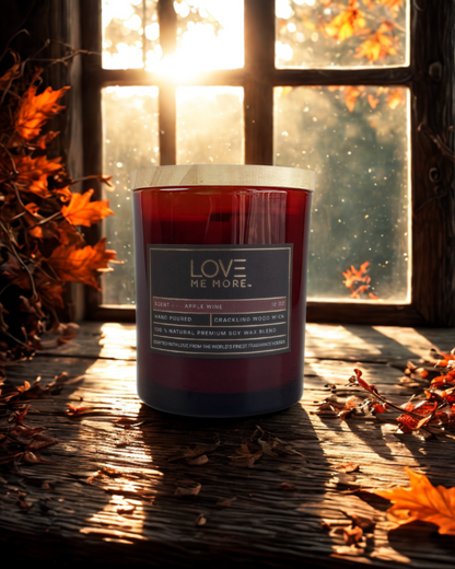 Wood Wick Candle - Apple Wine