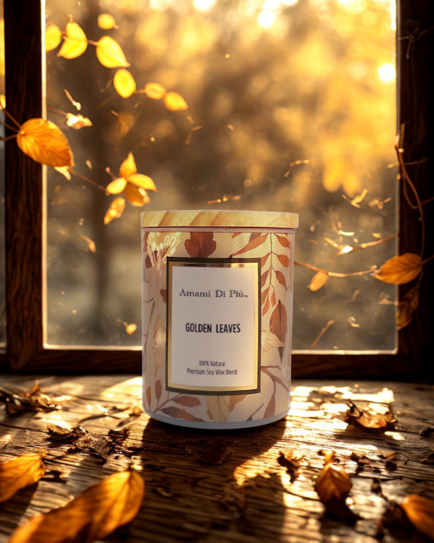 Scented Candle - Golden Leaves