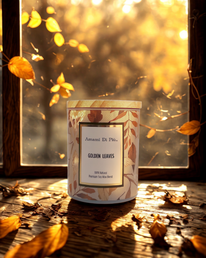 Scented Candle - Golden Leaves