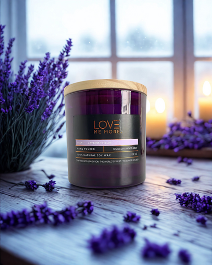 Wood Wick Candle - Lavender Fields