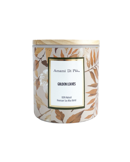 Scented Candle - Golden Leaves