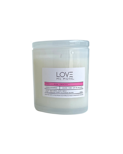 Glass Lid Candle - Rose Tobacco