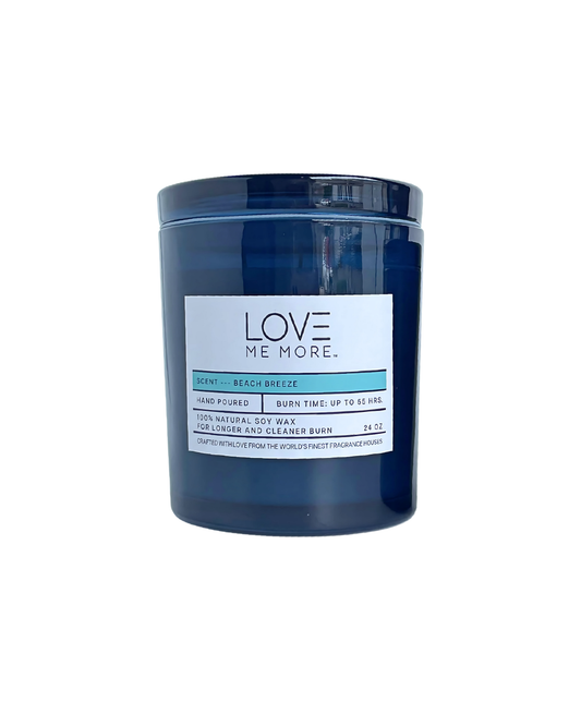Glass Lid Candle - Beach Breeze