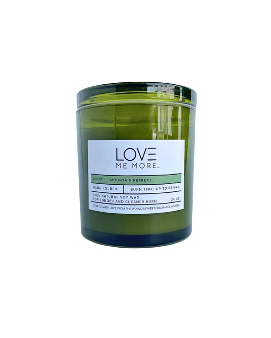 Glass Lid Candle - Mountain Retreat