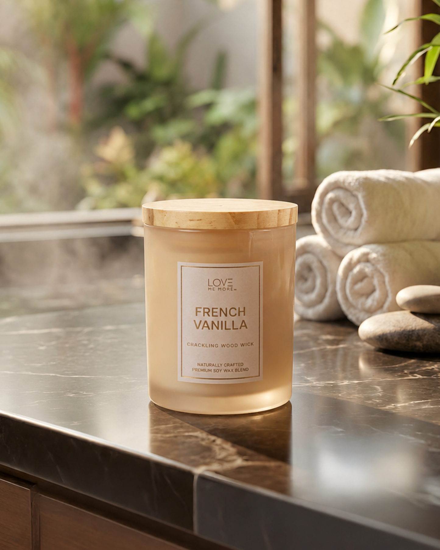 Wood Wick Candle - French Vanilla
