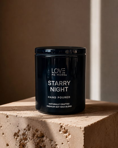 Glass Lid Candle - Starry Night