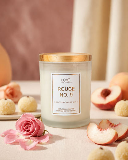 Wood Wick Candle - Rouge No.9