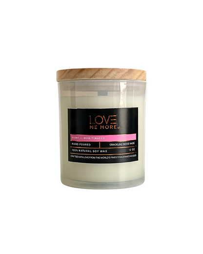 Wood Wick Candle - Rose Tobacco
