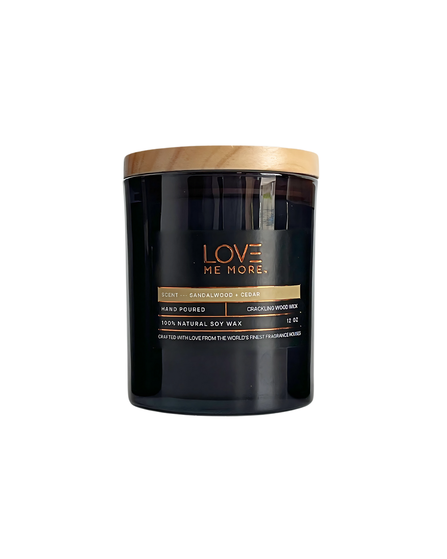 Wood Wick Candle - Sandalwood + Cedar