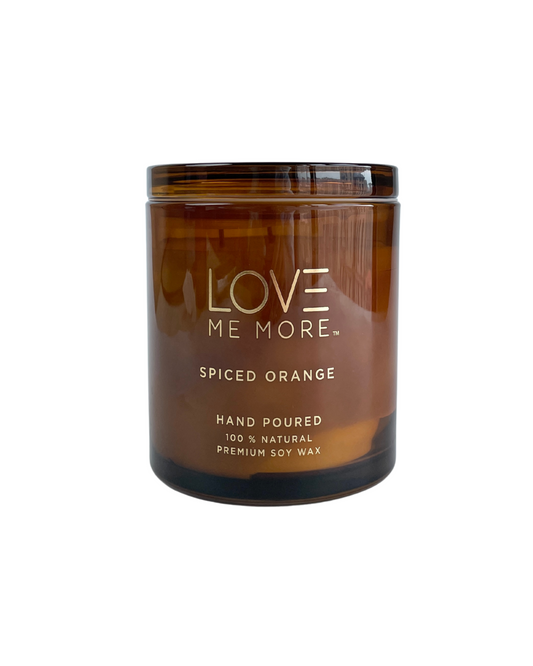 Glass Lid Candles - Spiced Orange