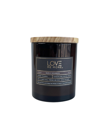 Wood Wick Candle - Maple Bourbon