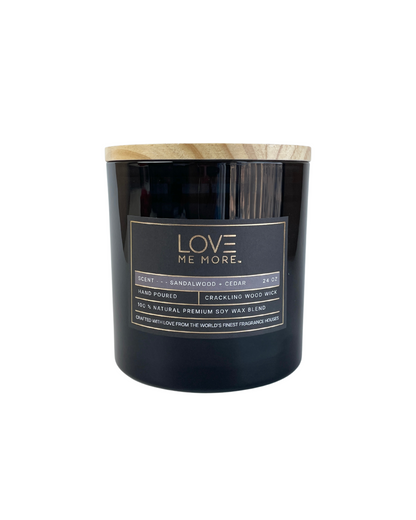 Wood Wick Candle - Sandalwood & Cedar