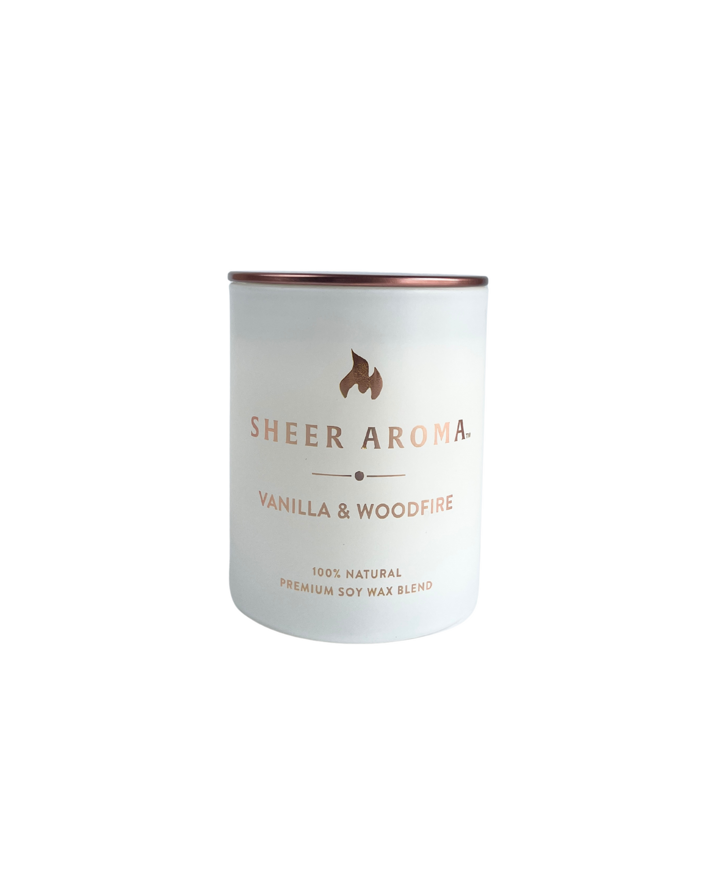 Scented Candle - Vanilla & Wood Fire