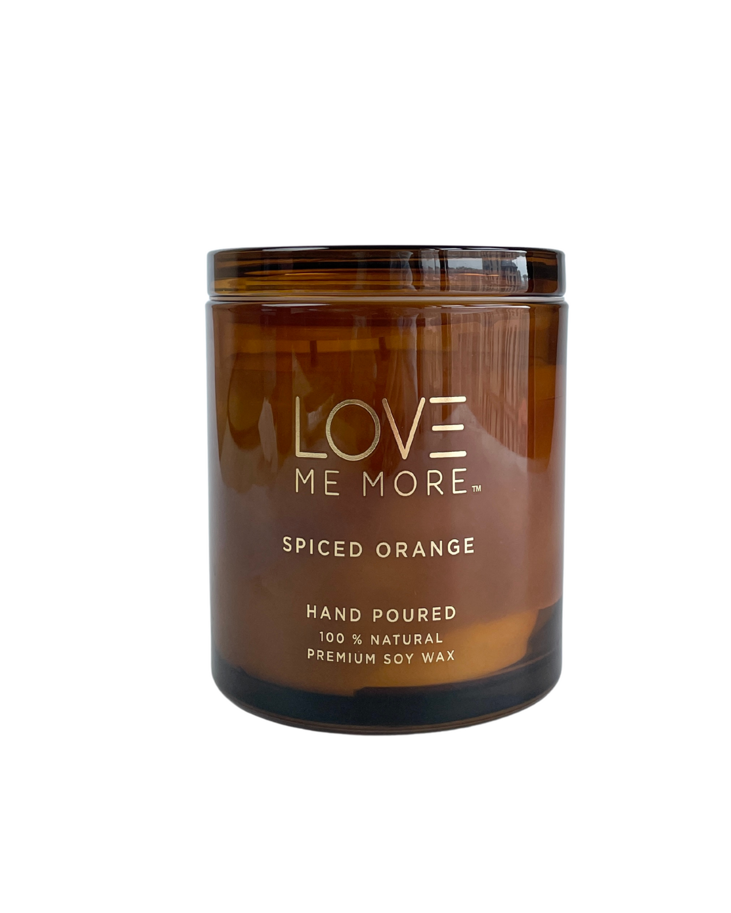 Glass Lid Candles - Spiced Orange